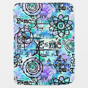 Physics and Math Symbols, Geek Baby Blanket