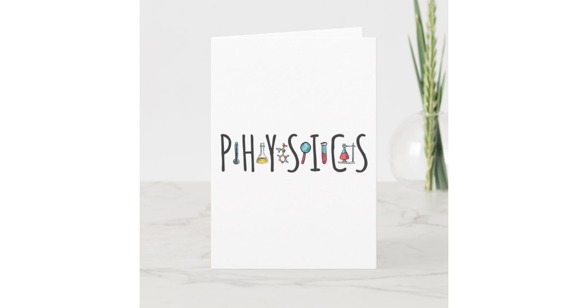 Physics Card | Zazzle