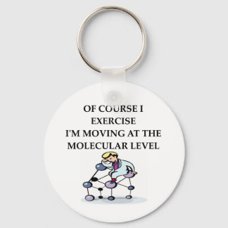 PHYSICS chemistry joke Keychain
