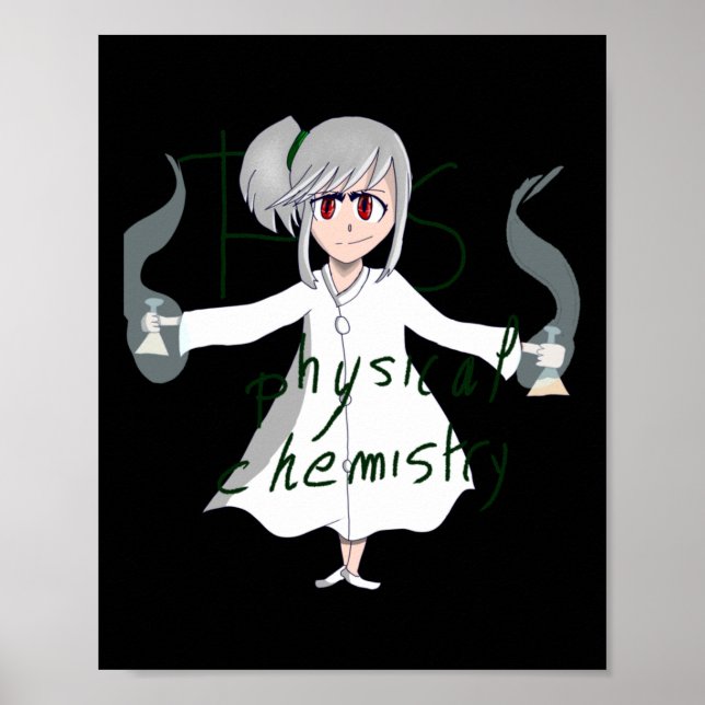 Physics Chemistry Sticker  Poster (Front)