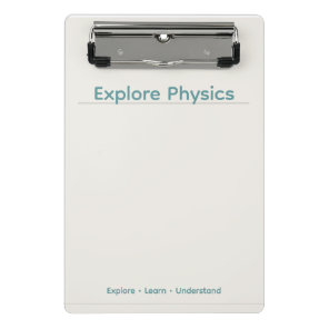 Physics Clipboard – Minimal Design| Custom