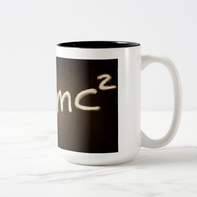 Physics Coffee Mug with Einstein's Famous Equation (Right)