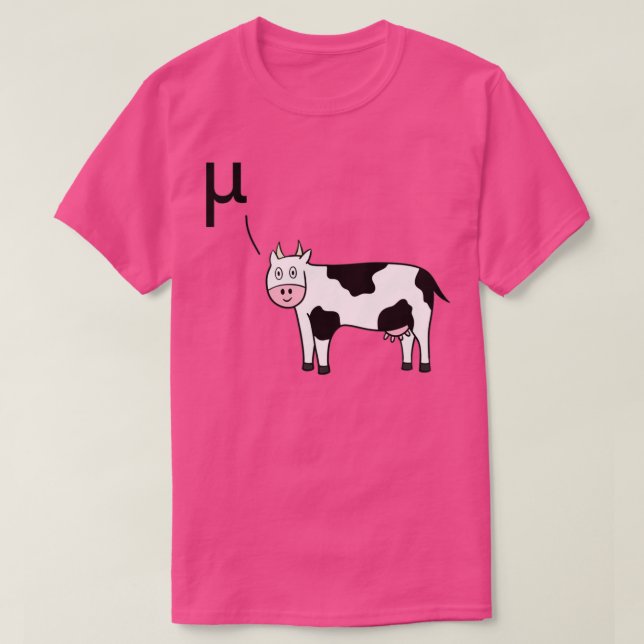Physics Cow  T-Shirt (Design Front)