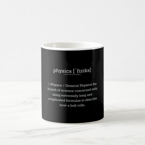 Physics Definition Coffee Mug