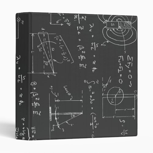 Physics diagrams and formulas binder