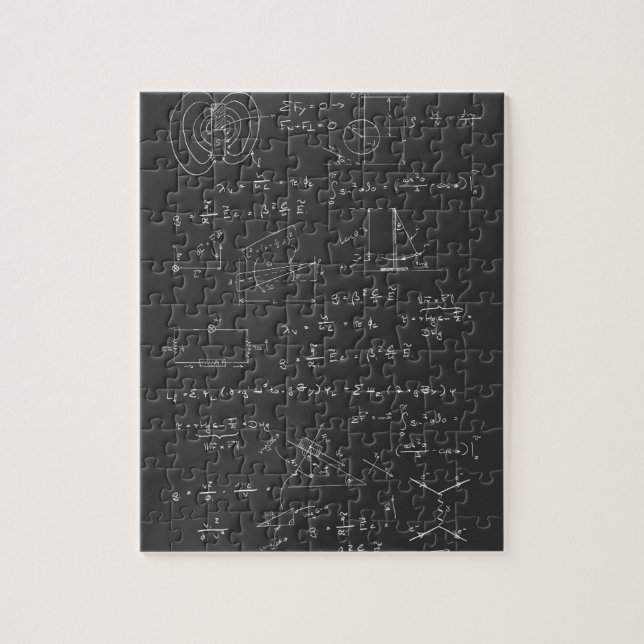 Physics diagrams and formulas jigsaw puzzle (Vertical)