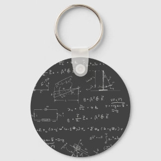 Physics diagrams and formulas keychain