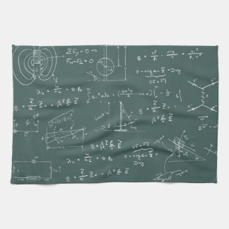 Physics diagrams and formulas kitchen towel