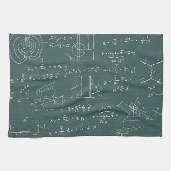 Physics Diagrams And Formulas Kitchen Towel by UDDesign at Zazzle