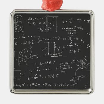Physics Diagrams And Formulas Metal Ornament by UDDesign at Zazzle