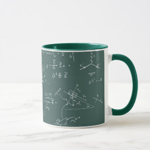 Physics diagrams and formulas mug