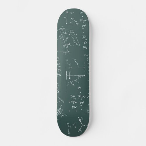 Physics diagrams and formulas skateboard