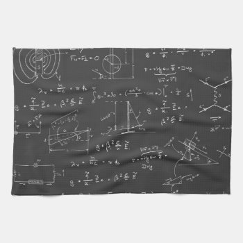 Physics Diagrams And Formulas Towel by UDDesign at Zazzle