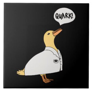 Physics Duck Ceramic Tile