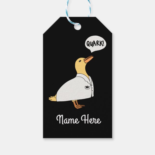 Physics Duck Gift Tags (Front)