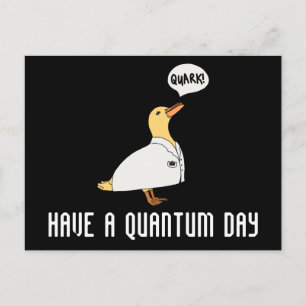 Physics Duck Postcard