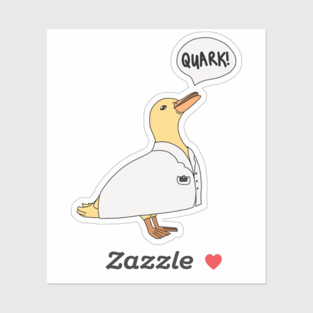 Physics Duck Sticker (Sheet)