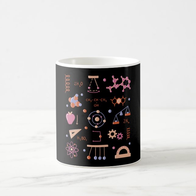Physics elements coffee mug (Center)