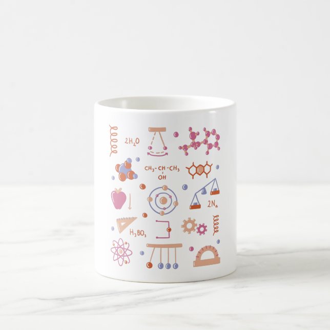 Physics elements coffee mug (Center)