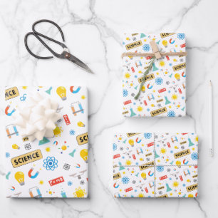 Physics Engineering Science Wrapping Paper Sheets