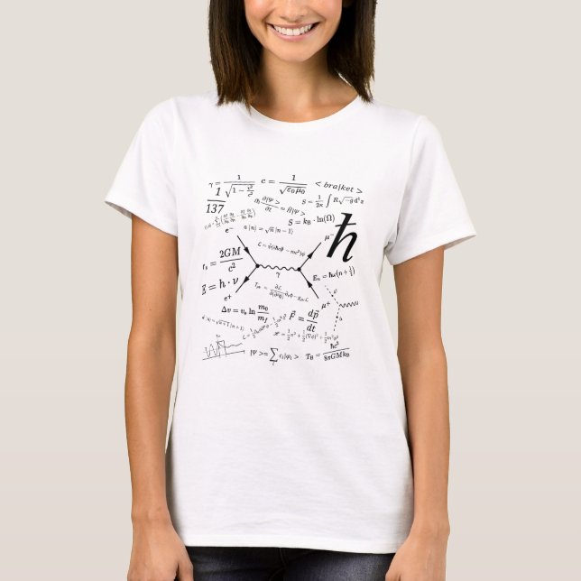 Physics equations and formulas T-Shirt (Front)