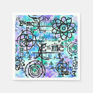 Physics Equations Geek Napkins