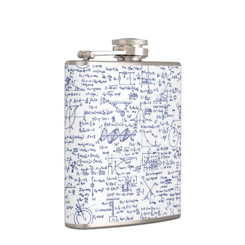 Physics Equations in Blue Pen  Flask
