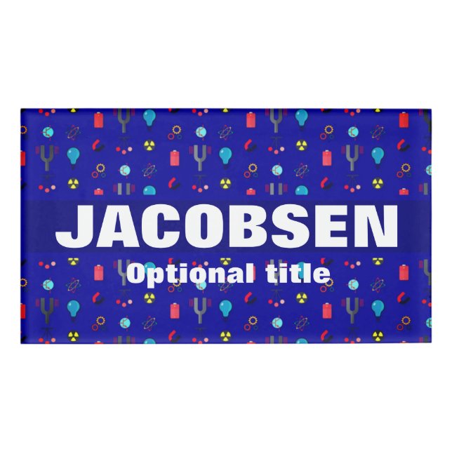 Physics Equipment Science Badge (Front)