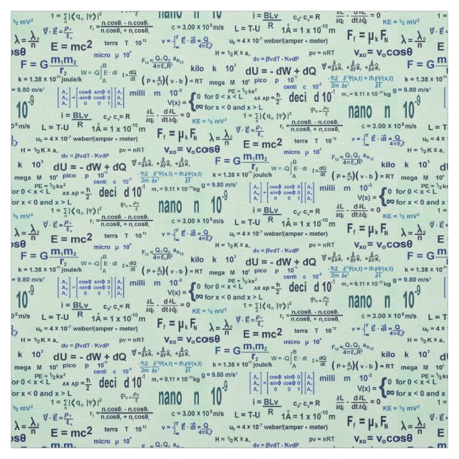 Physics Fabric (Swatch)