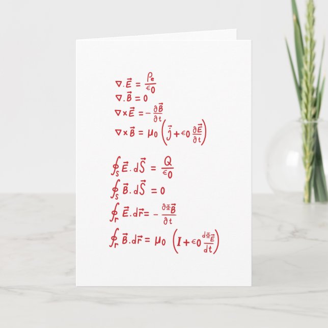 Physics Formula Card (Front)