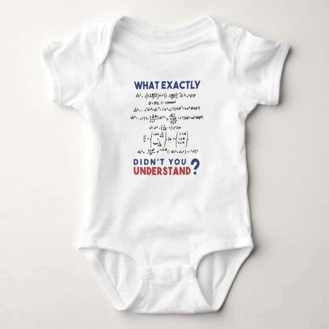 Physics formula Joke Baby Bodysuit (Front)