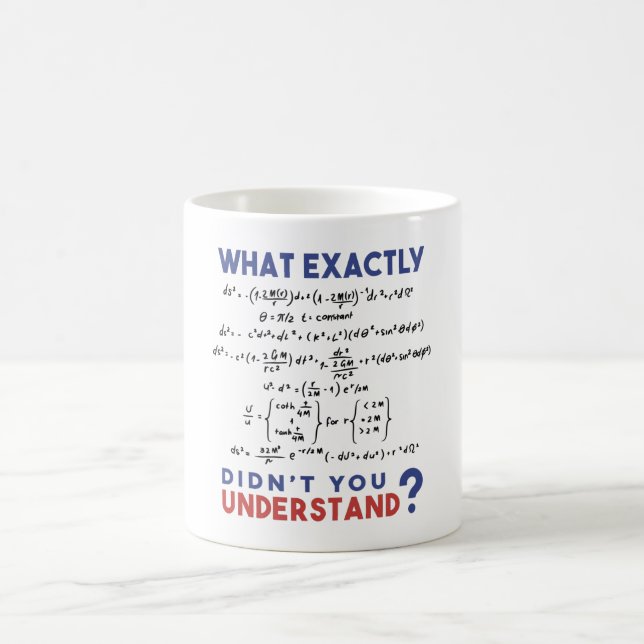 Physics formula Joke Coffee Mug (Center)