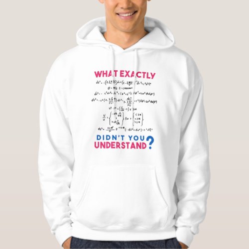 Physics formula Joke Hoodie