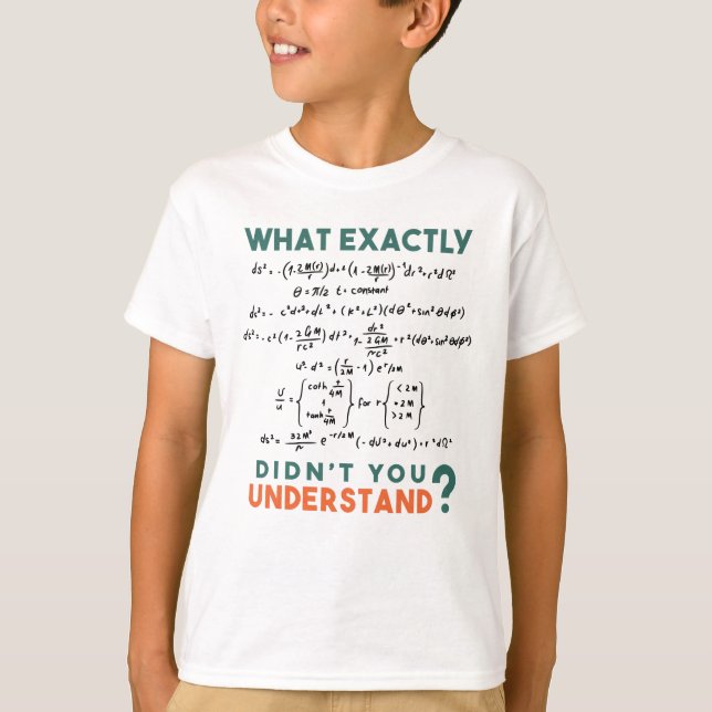Physics formula Joke T-Shirt (Front)