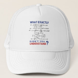 Physics formula Joke Trucker Hat