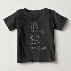 Physics Formula Square Sticker Invitation Baby T-Shirt