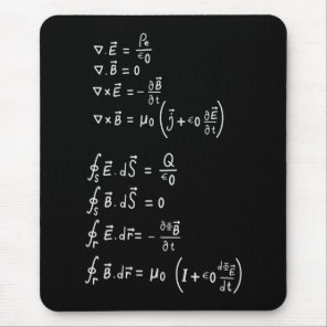 Physics Formula Square Sticker Invitation Mouse Pad