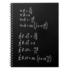 Physics Formula Square Sticker Invitation Notebook
