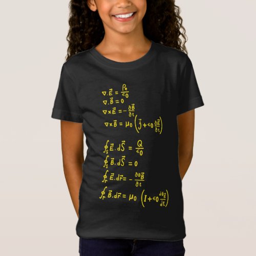 Physics Formula Square Sticker Invitation T_Shirt