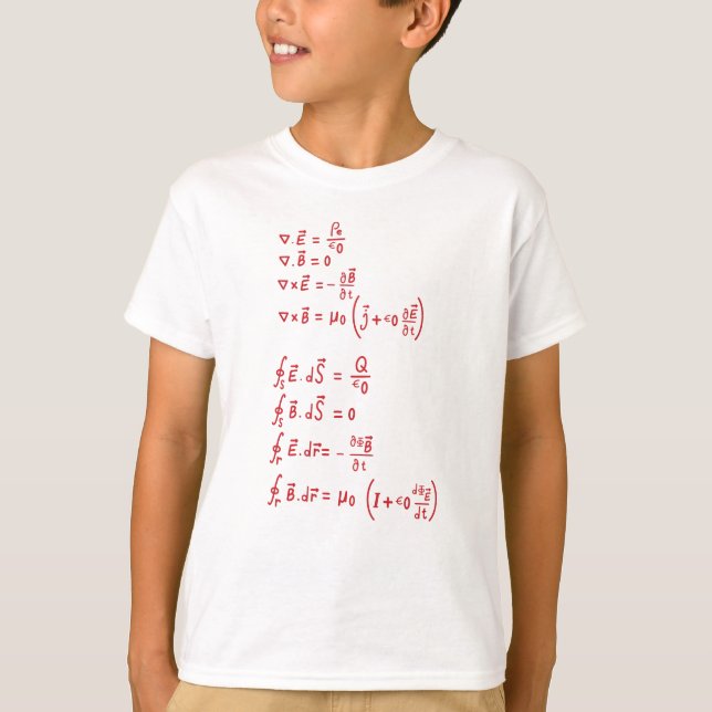 Physics Formula T-Shirt (Front)