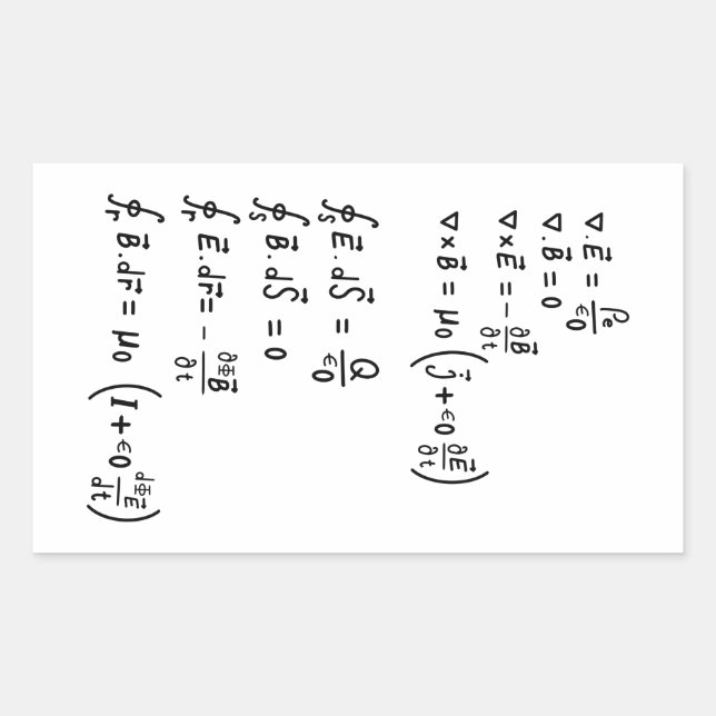 Physics Formula T-Shirt Invitation Square Sticker  (Front)