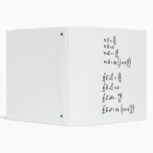 Physics Formula T-Shirt Invitation Square Sticker 3 Ring Binder