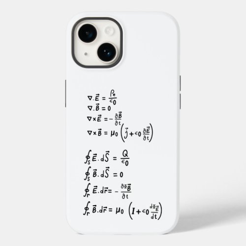 Physics Formula T_Shirt Invitation Square Sticker Case_Mate iPhone 14 Case