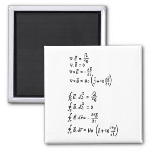 Physics Formula T-Shirt Invitation Square Sticker Magnet
