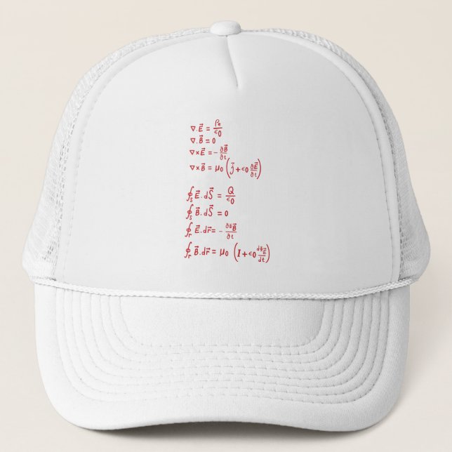Physics Formula Trucker Hat (Front)