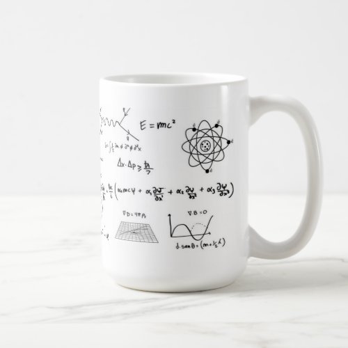 Physics Formulas Coffe Mug