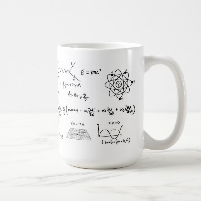 Physics Formulas Coffe Mug (Right)