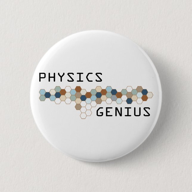 Physics Genius Button (Front)