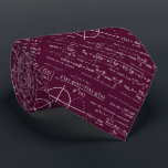 Physics Gift Ideas for Physicists Tie-Burgundy Red Neck Tie<br><div class="desc">Not sure what to get for the physics fan in your life? This is one great idea with a cool design of neat physics diagrams and formulas!</div>