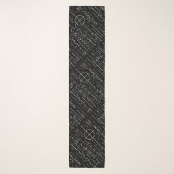 Physics Gift Scarf by riverme at Zazzle